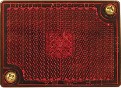 ANDERSON E114R SIDEMARK/REFLECT/RED STUD MT